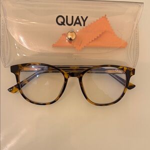 Quay Australia Tortoise Shell Blue Light Glasses